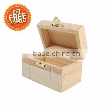 Alibaba golden supplier unfinished wood gift packaging box wholesale