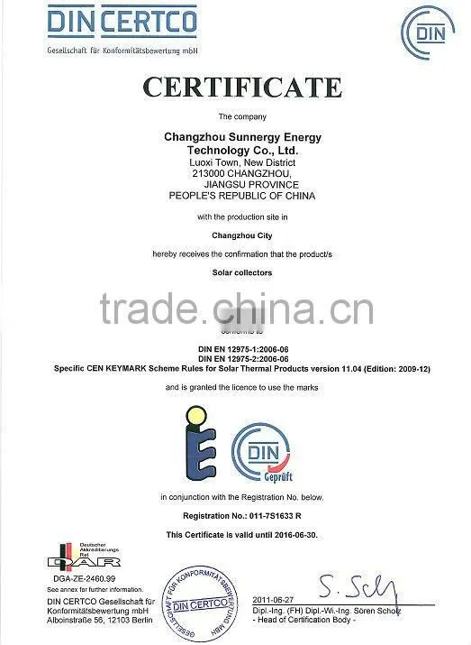 Solares Energia Solar Water Heater