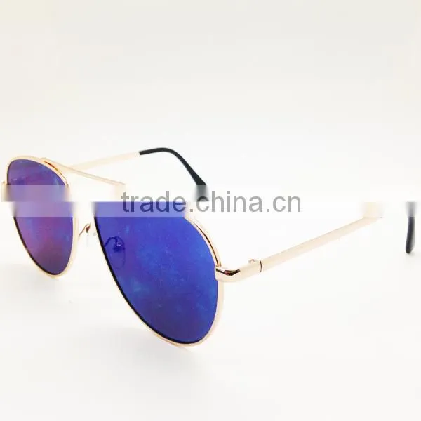 Top end vintage steampunk sunglasses mirror lens polarized eyewear men/women metal sunglasses