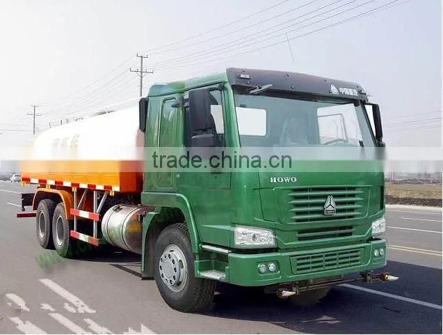 Hot sales in Zambia Sinotruk howo 10 m3, 15m3, 18 m3 water tank truck
