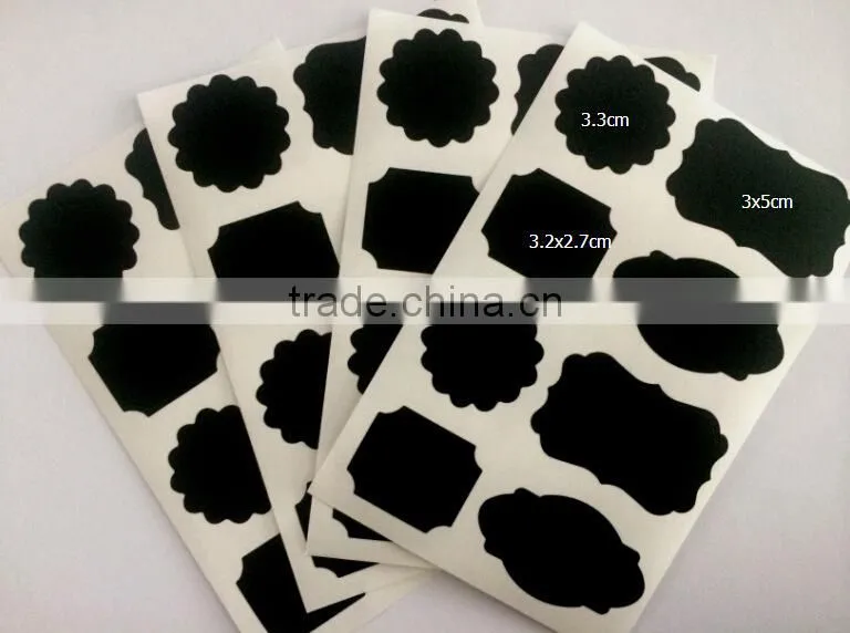 High-quality Hot sale kids removable Black chalkboard pvc sticker