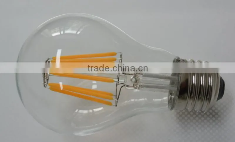 CE ROHS ERP 8W 800lm led bulb filament E27 led filament dimmable