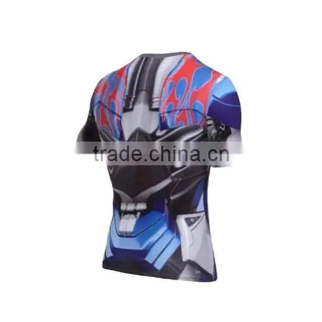 In stock man sublimation compression wear