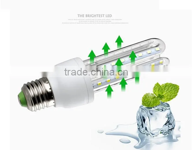 3U 4U CFL Ultra Bright 3W 5W 7W 9W 12W 16W 24W LED lamp e27 110V Energy Saving LED Corn Bulb E14 220V led light for home