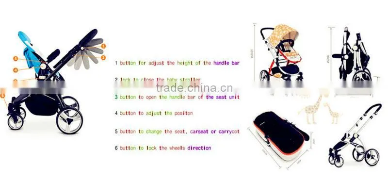 New Design Baby Stroller 2016 Stroller Travel system good baby