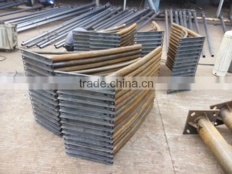 8m galvanized steel street lighting poles