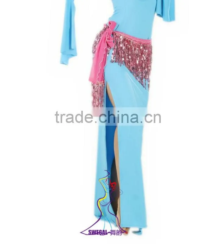 SWEGAL J13055 bright sequin belly dance hip scarf