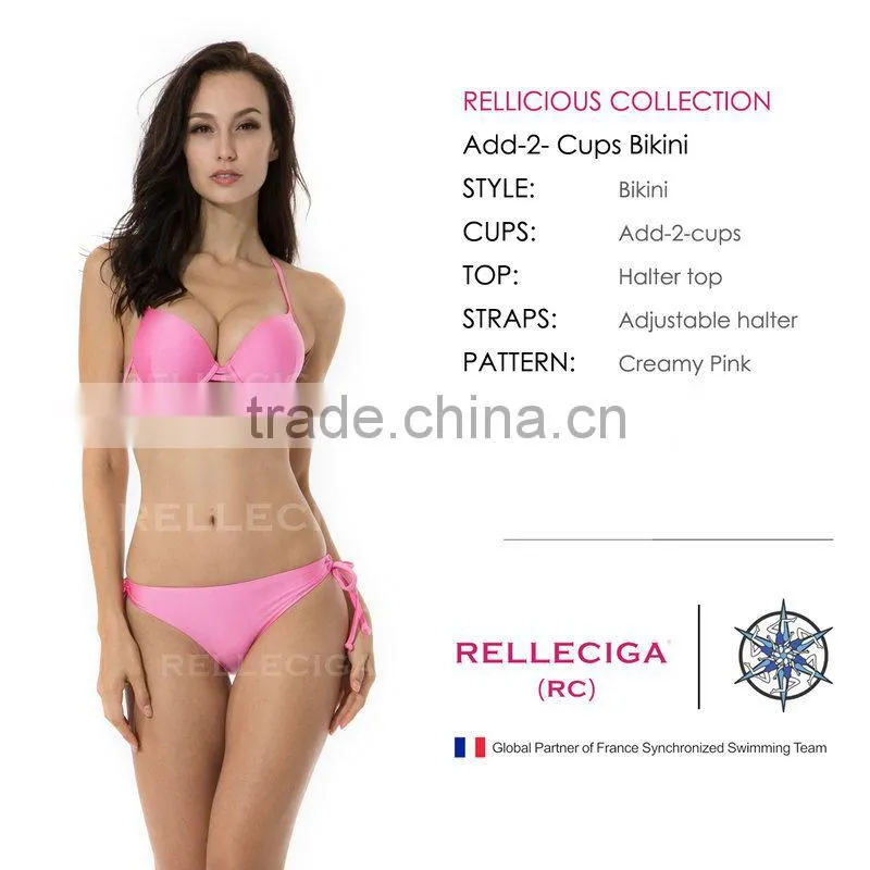 2015 New Hot Sales Swimwear & Beachwear Paded Push Up Bikini Set