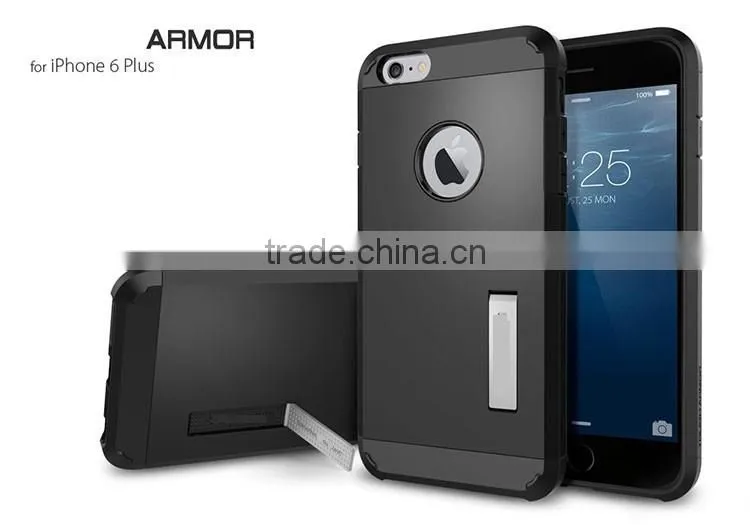 2016 new products for iphone 6 6s 2 in 1 armor tpu+pc back cover phone case