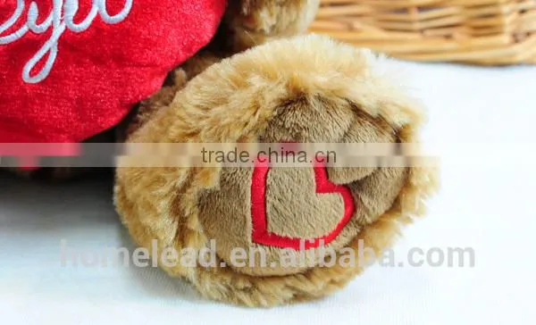 Custom cute valentines gift plush teddy bears
