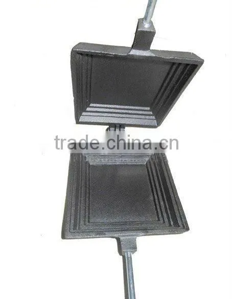 Cast iron camp cooker Pie iron set