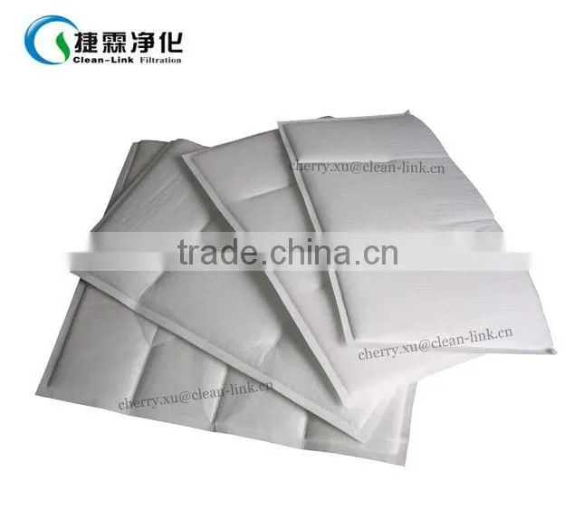 Huge Dust Capacity Diamond Spacer Self-supported air filter pocket filter