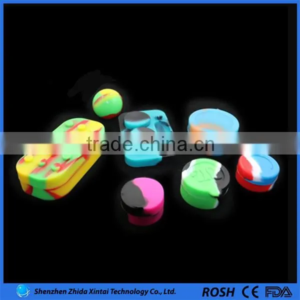 Most Popular E-Cigarette Accessories Reusable Silicone Jars Dab Wax Container