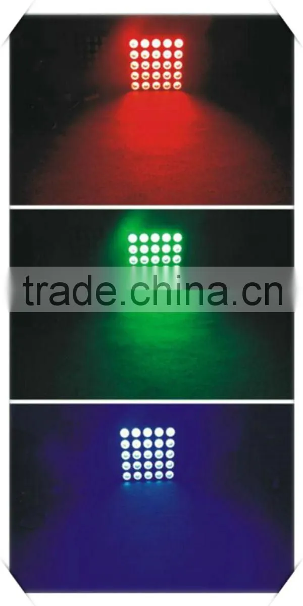 25x10w rgb 3 in 1 full color concert led dmx matrix blinder
