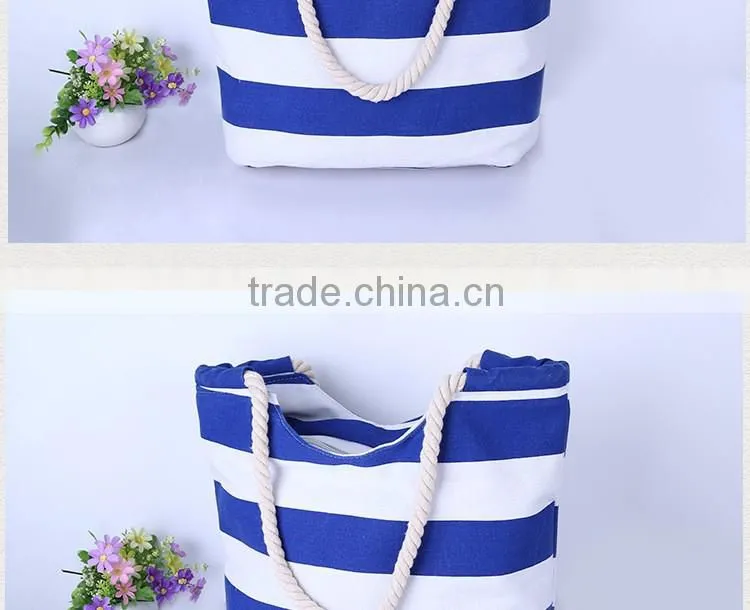 2016 wholesale beach bag strip beach bags