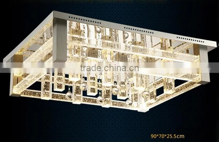 2016 New Arrival Frist-degree Crystal Ball Ceiling Light Aluminum K9 Bubbles Crystal Point Chandelier