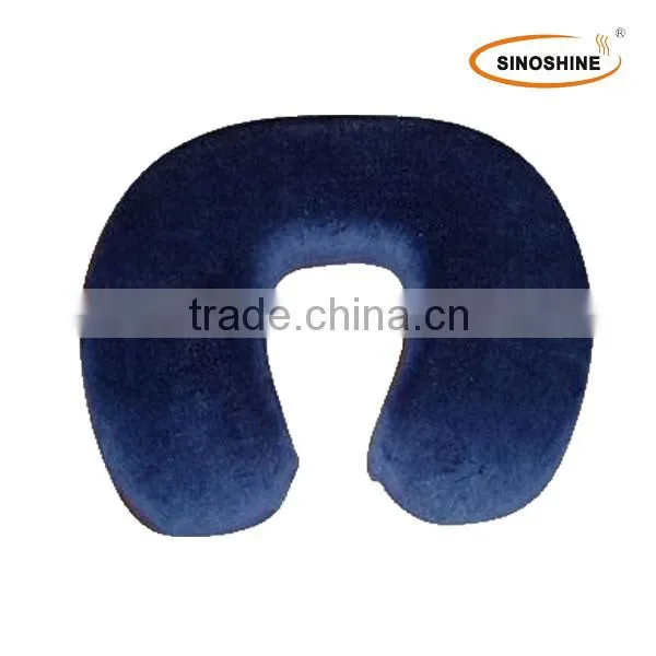2014 latest Electric heat therapy u shape neck pillows 30*30cm in yellow