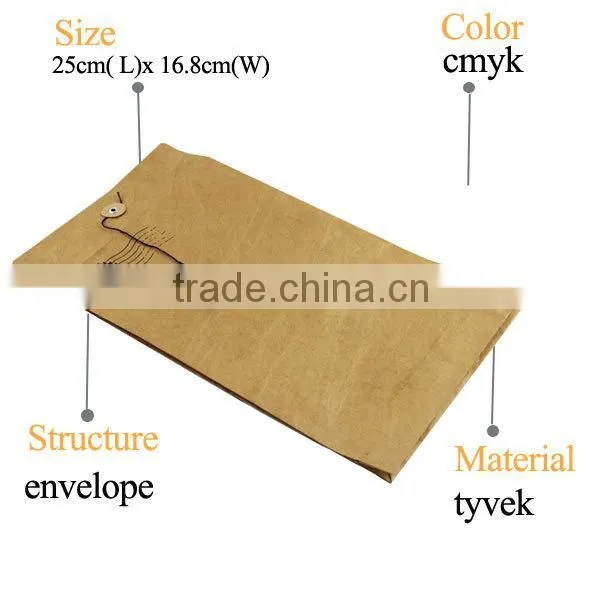Tear resistant Fashion Tyvek Envelopes custom garment mailers