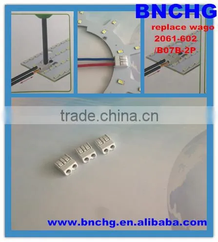 Cheap replace wago 2061-602/998-404 Female Gender lamp pcb connectors wago 2061 series 6.0mm