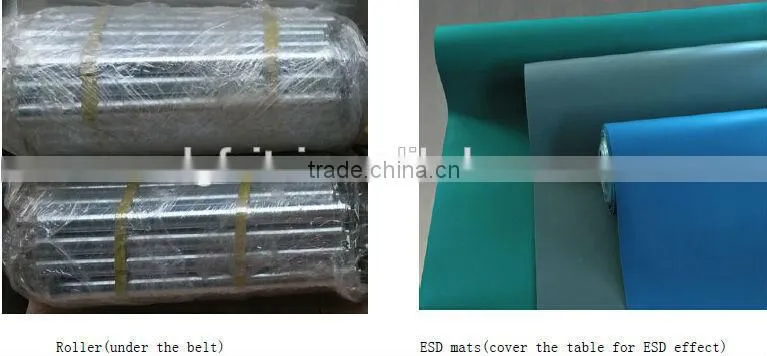 Electronic Opposite Desk Assembly Line Single Belt Conveyor Assembly Line Equipment