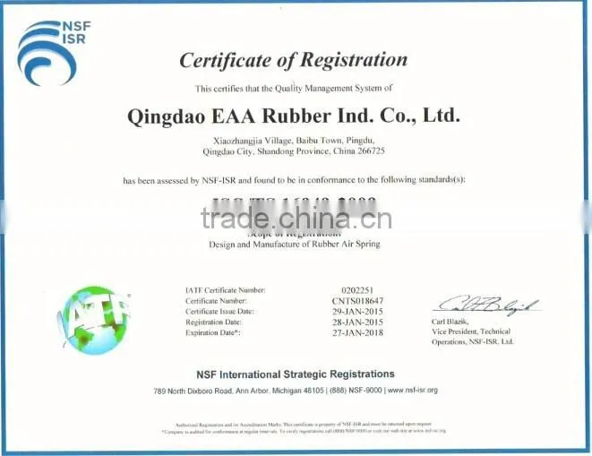 rubber air spring air bags ME056299 small air spring