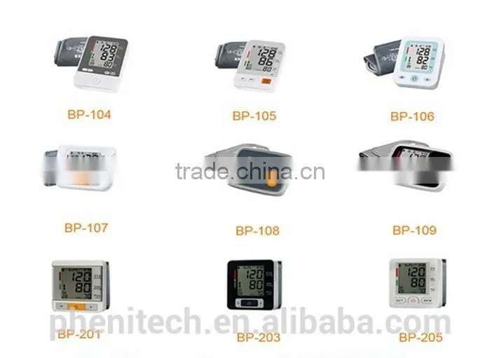 Arm style bp monitor / digital blood pressure monitor for household