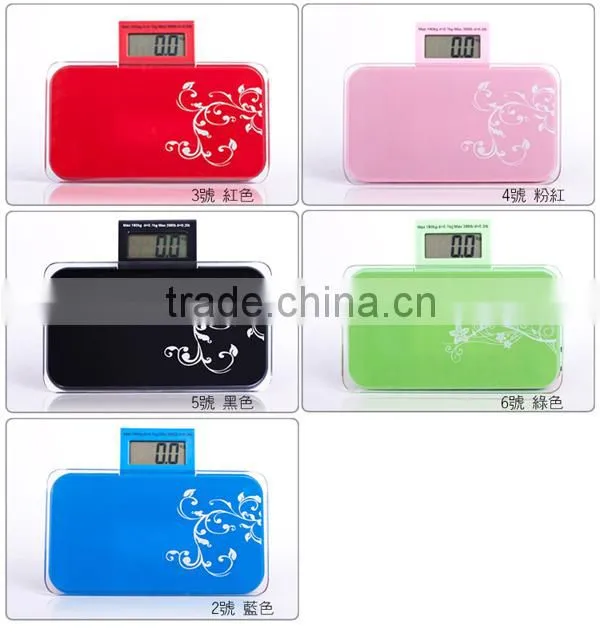 Portable mini size digital bathroom scale with CE