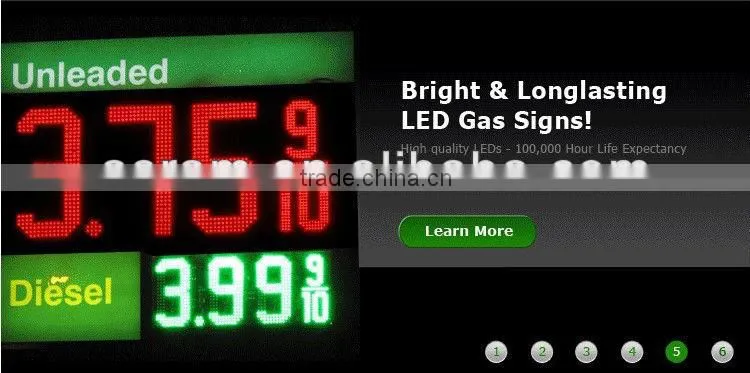 Gas Station 7segment Digital led gas price signs