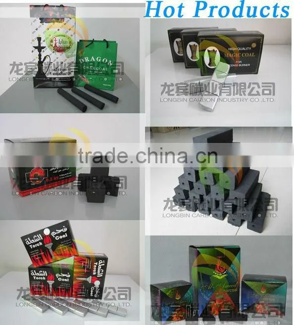 China Charcoal factory Sawdust briquette charcoal