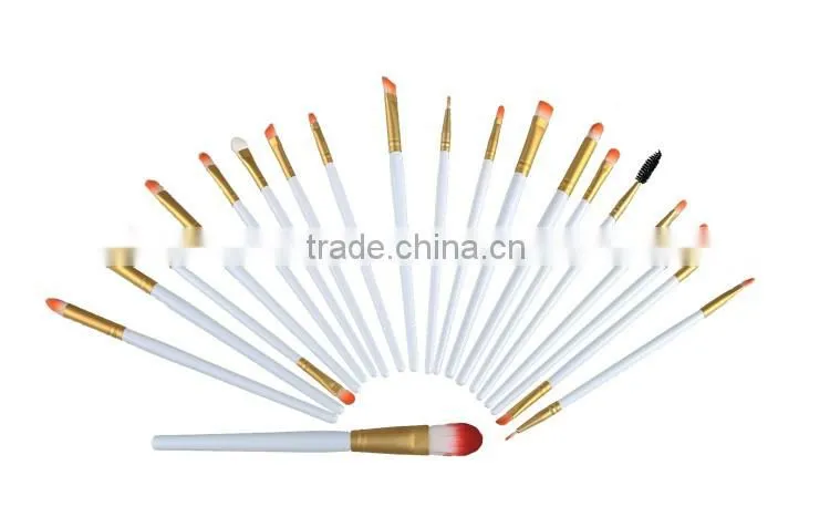 Black 20pcs Eyeshadow Makeup Brush Set