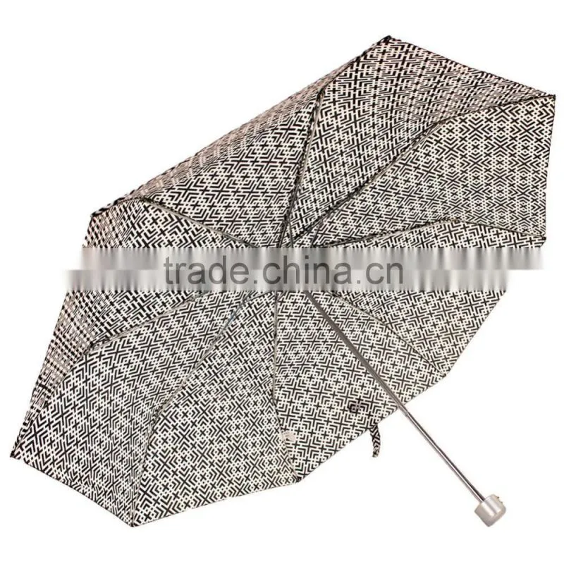 21inch High Quality Manual Open Flora Patern 3 Fold Umbrella