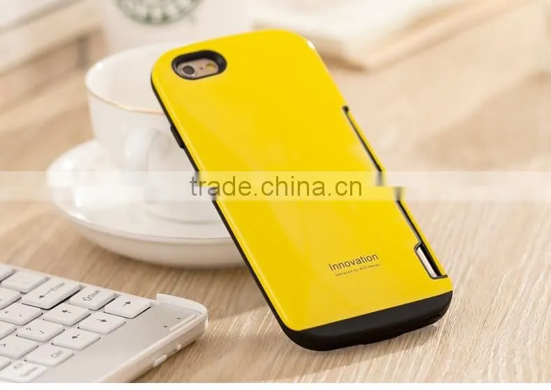 10 Colors Ballistic iFace 5th Innovation Soap Hybrid Case Wallet Card Holder Protector Case for iphone6/6s