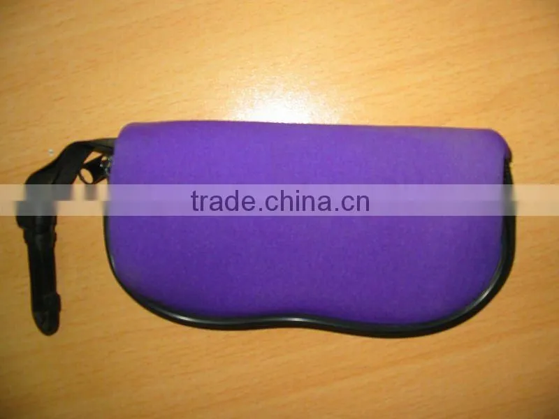 2016 Fashion Purple Neoprene Eyeglass Case