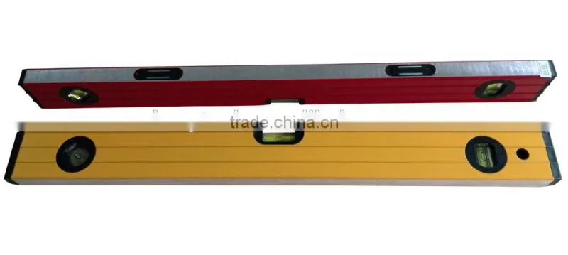 two milled three shockproof vials aluminum gauge spirit level measuring tools