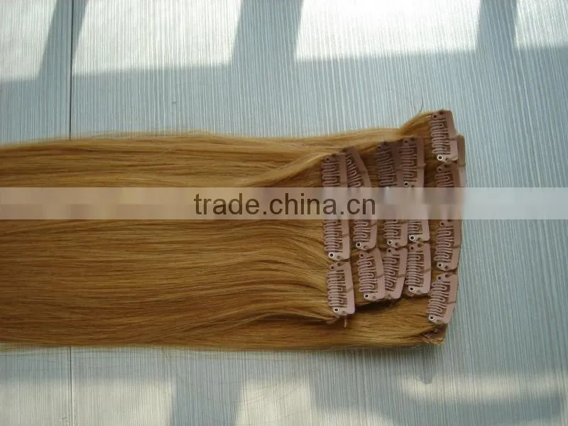 Clip In Curly Hair Extension Red from CHINA
