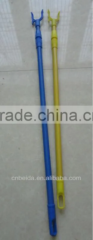 High Quality Telescopic Iron Metal Handle With Powder Coated Cloth Hanger Fork