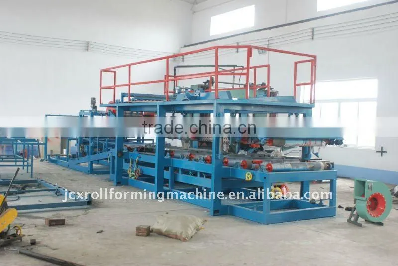color steel sandwich panel production line