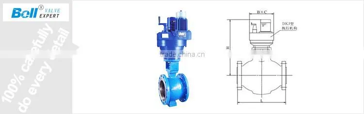 ductile iron motorized ball valve