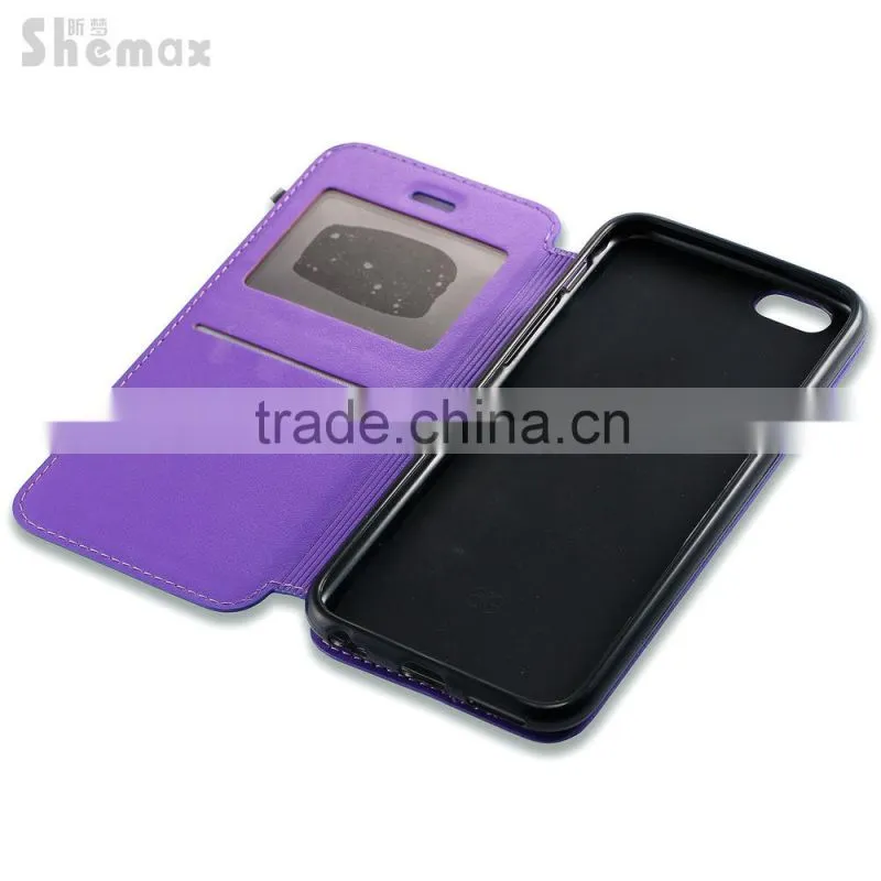 Latest styles Leather case with card slot for LG SPIRIT