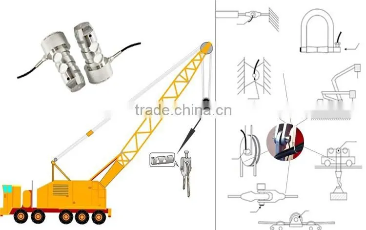 GPL502 Hoist Scales Shaft Pin Load Cell 2 ton