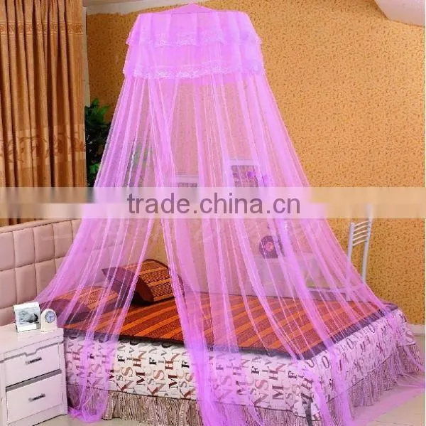 hot selling !Purple Bed Canopy/princess mosquite net/ nice design with good quality