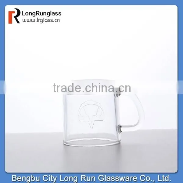 LongRun bengbu top rated barware star embossed liquor glasses made in china