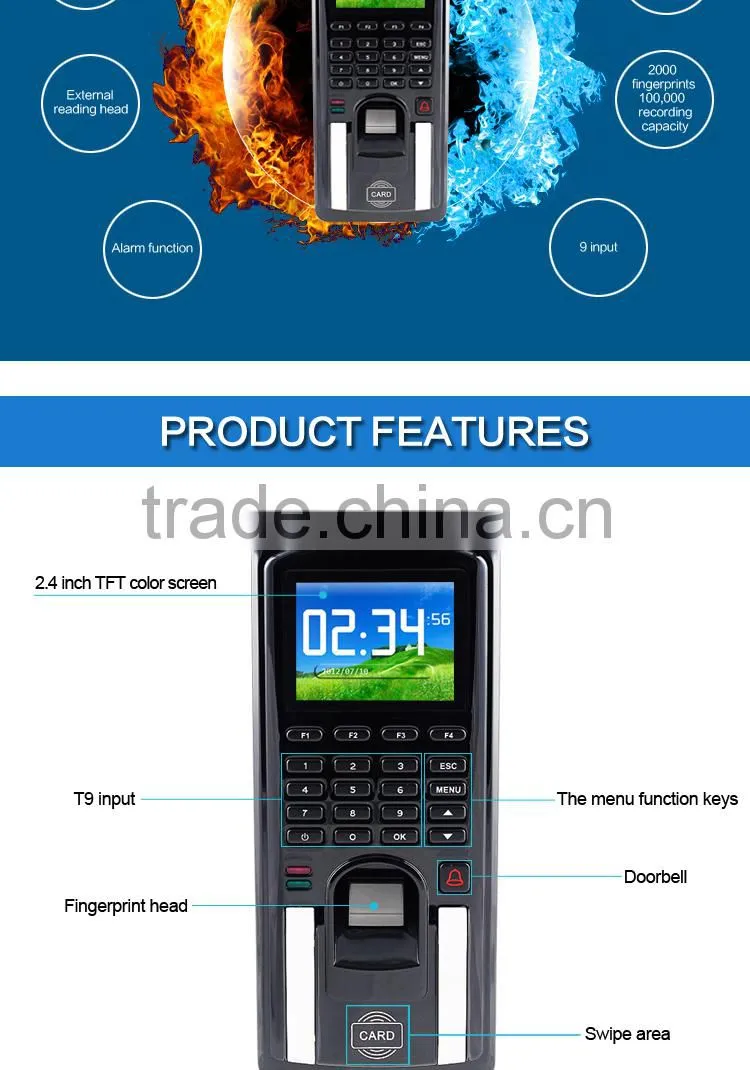 Advanced Technology Webserver Biometric Fingerprint Access ControlOC064