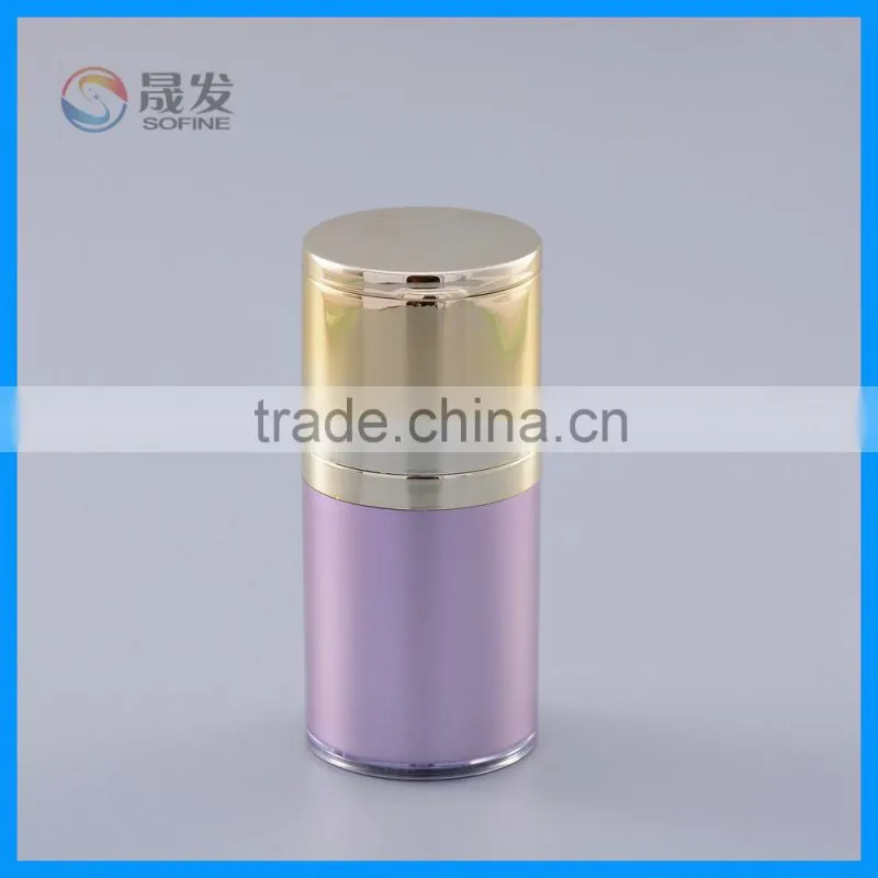 Flip cosmetic liquid foundation bottle
