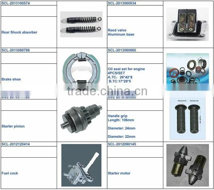 SCL-2012090145 Wholesale TB50 motorcycle parts motorcycle starter motor for sale