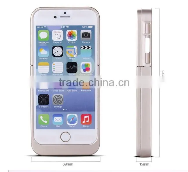 External Battery Case Lithium Ion Battery Phone Power Bank Charge Case 3200mah for rechargeable battery for iPhone 6