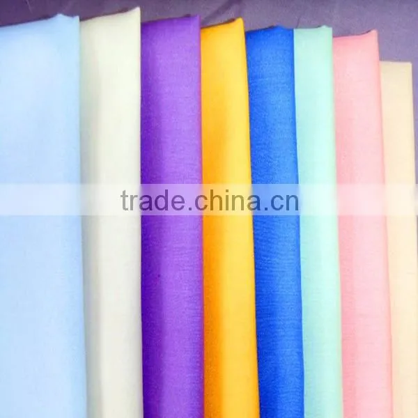 Wholesale luxury polyester cotton twill fabric 65 polyester 35 cotton blend elastane fabric dresses for women