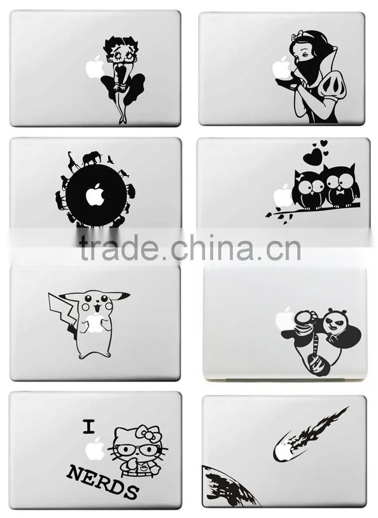 Manufacturer Wholesale laptop / pc skin brand stickers for macbook