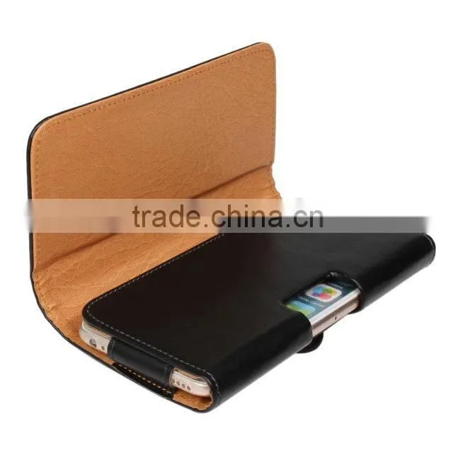 real leather pouch case for iPhone 6 4.7'' / iPhone 6 Plus 5.5''