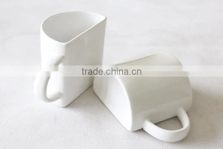 Wholesale customized coffee mug cheap white ceramic cup for couple